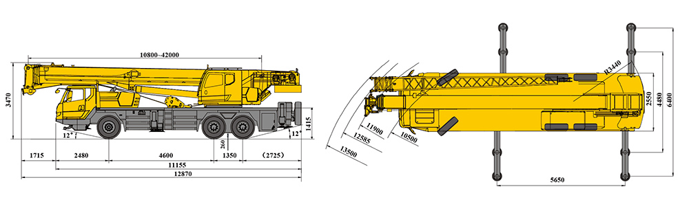 XCMG Official 25ton Truck Crane XCT25L5_E  (Euro stage IV) for sale